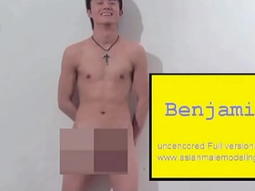 亚裔男模Benjamin asian edging gay porn