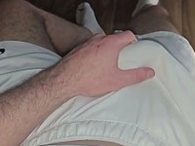 PhantomGentX全白边缘play！肌肉猛男揉CK内裤鼓包 大屌憋到爆青筋 japan gay porn school